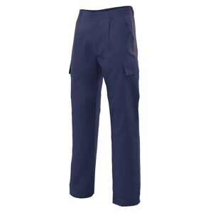VELILLA Pantalon de trabajo vertice multibolsillo azul marino t 54
