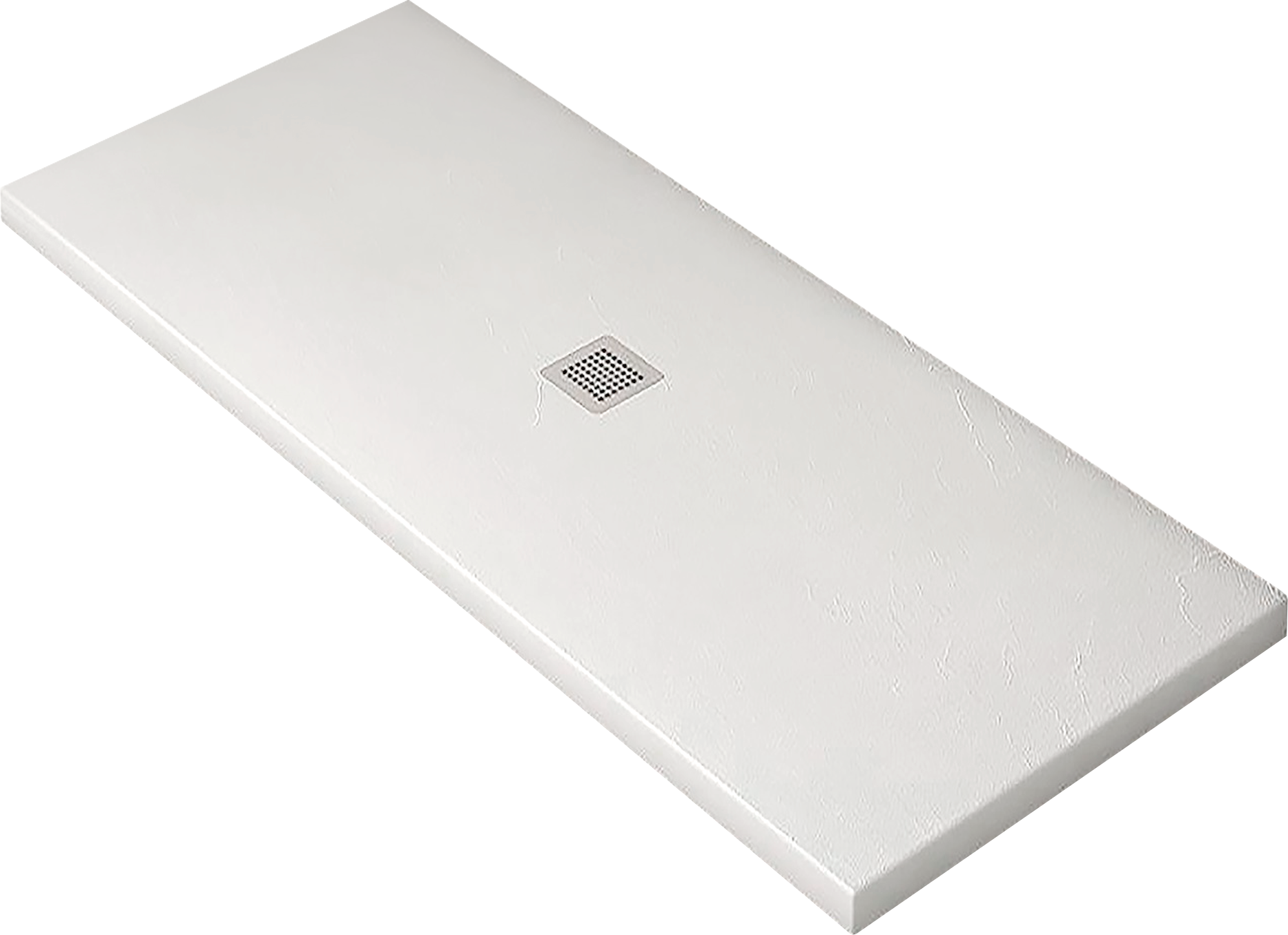 LAZOS BATH Plato ducha rectangular resina 130x80 cm blanco