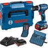 Taladro percutor bosch prof gsb 18v-45 18 v 2 bat 1x 2.0ah, 1x 4.0ah + acce