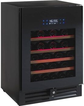 CAVE VINUM Vinoteca CAVE VINUM CV-46-BL (46 botellas - Negro) CAVE VINUM Vinoteca CAVE VINUM CV-46-BL (46 botellas - Negro)