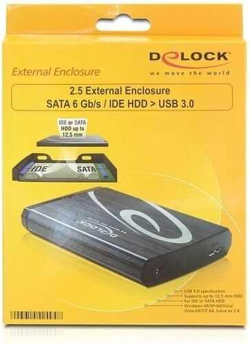 DELOCK Caja para Discos Duros DELOCK 42494 DELOCK Caja para Discos Duros DELOCK 42494