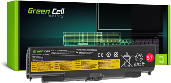 GREEN CELL Batería para Portátil Green Cell Lenovo ThinkPad L540 T540p W540 W541 L440 T440P T540P GREEN CELL Batería para Portátil Green Cell Lenovo ThinkPad L540 T540p W540 W541 L440 T440P T540P