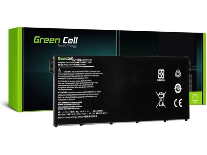 GREEN CELL Batería para Portátil Acer Aspire E 11 ES1-111M ES1-131 E 15 ES1-512 Chromebook 11 CB3-111 13