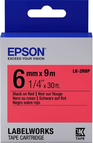 Epson Cinta de etiquetas EPSON LK-2RBP - C53S652001 Epson Cinta de etiquetas EPSON LK-2RBP - C53S652001