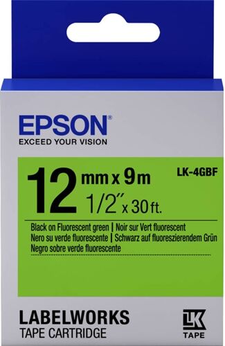 Epson Cinta de etiquetas EPSON LK-4GBF - C53S654018 Epson Cinta de etiquetas EPSON LK-4GBF - C53S654018