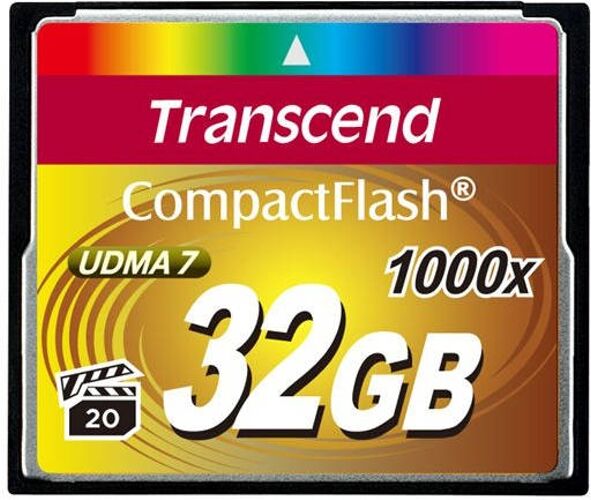 Transcend Tarjeta de Memoria TRANSCEND TS32GCF1000 Transcend Tarjeta de Memoria TRANSCEND TS32GCF1000