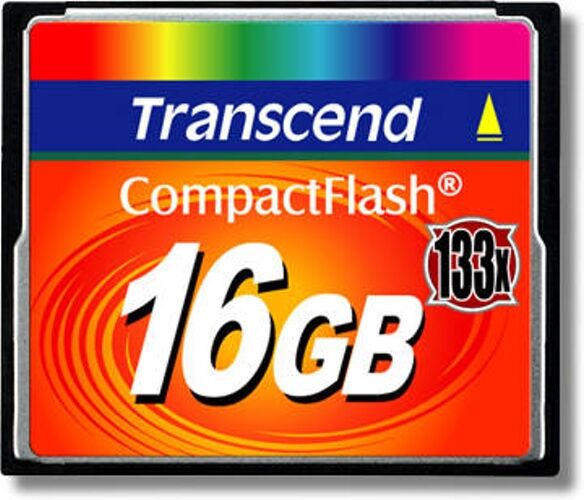 Transcend Tarjeta de memoria CF TRANSCEND TS16GCF133 Transcend Tarjeta de memoria CF TRANSCEND TS16GCF133