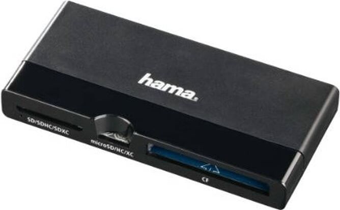 Hama Lector de Tarjetas HAMA 00124185 USB 3.0 Negro Hama Lector de Tarjetas HAMA 00124185 USB 3.0 Negro