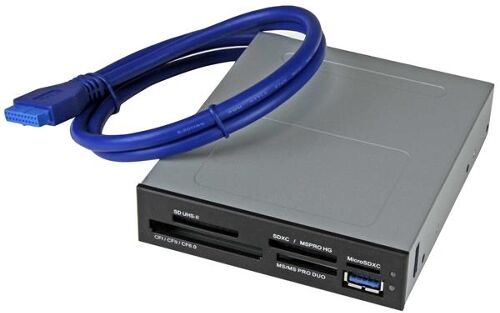 STARTECH.COM Lector de Tarjetas STARTECH.COM 35FCREADBU3 Negro y Metálico STARTECH.COM Lector de Tarjetas STARTECH.COM 35FCREADBU3 Negro y Metálico