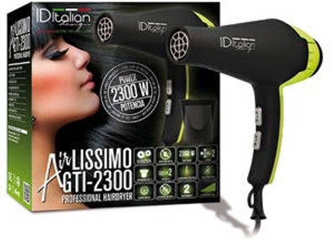 ID ITALIAN Secador de Cabello ID ITALIAN Airlissimo GTI 2300 Verde Dryer ID ITALIAN Secador de Cabello ID ITALIAN Airlissimo GTI 2300 Verde Dryer