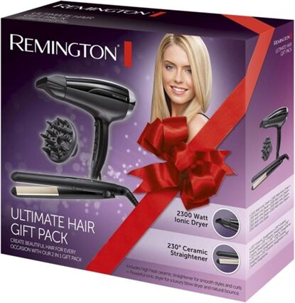 Remington Secador de Pelo + Plancha de Pelo REMINGTON D5215+S1510 Remington Secador de Pelo + Plancha de Pelo REMINGTON D5215+S1510