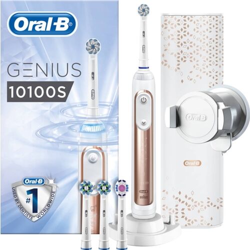 ORAL-B Cepillo de Dientes Eléctrico ORAL-B 10100S Rose Gold Rosa Dorado