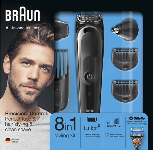 Braun Afeitadora Multifunción BRAUN MGK5060 Braun Afeitadora Multifunción BRAUN MGK5060