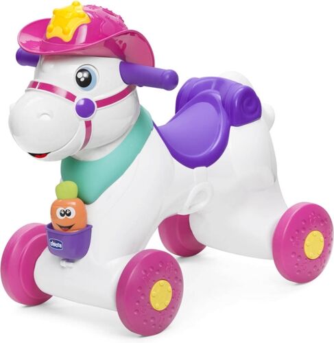 Chicco Andador CHICCO Caballo Blanco y Rosa Chicco Andador CHICCO Caballo Blanco y Rosa