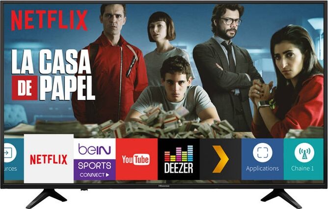 HISENSE TV HISENSE H55A6140 (LED - 55'' - 140 cm - 4K Ultra HD - Smart TV)