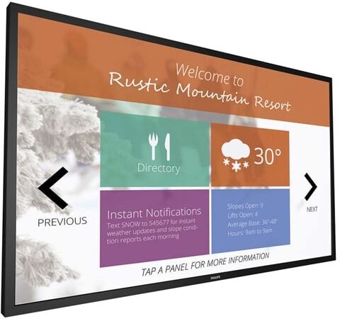 Philips Monitor de Señalización PHILIPS 43BDL4051T (43'' - Full HD - LED LCD - Táctil) Philips Monitor de Señalización PHILIPS 43BDL4051T (43'' - Full HD - LED LCD - Táctil)