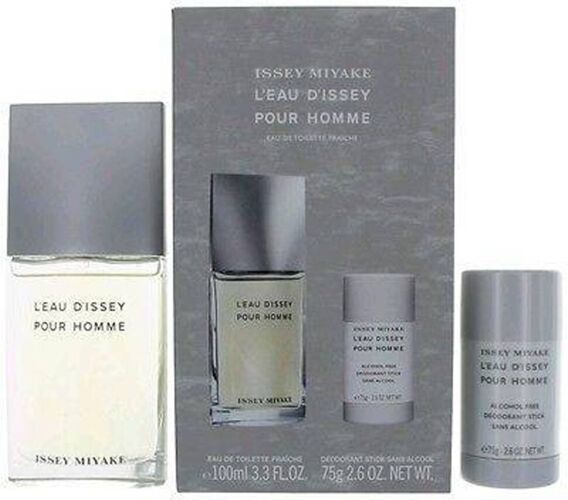ISSEY MIYAKE Cofre ISSEY MIYAKE L'Eau d'Issey Pour Homme Fraiche (100 ml + 75 g) ISSEY MIYAKE Cofre ISSEY MIYAKE L'Eau d'Issey Pour Homme Fraiche (100 ml + 75 g)