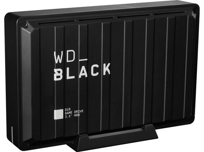 Western Digital Disco HDD Externo WESTERN DIGITAL Black D10 Game Drive (8TB - USB 3.2)