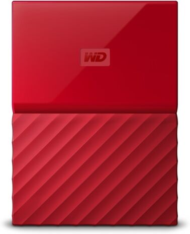 Western Digital Disco HDD Externo WESTERN DIGITAL My Passport 2 TB (Rojo - 2 TB - USB 3.0) Western Digital Disco HDD Externo WESTERN DIGITAL My Passport 2 TB (Rojo - 2 TB - USB 3.0)
