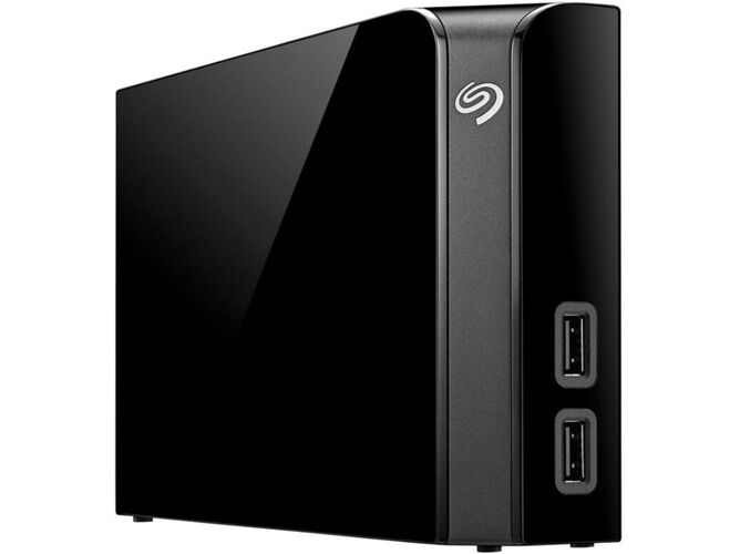 Seagate Disco HDD Externo SEAGATE Backup Plus Hub 4TB (Negro - 4 TB - USB 3.0)