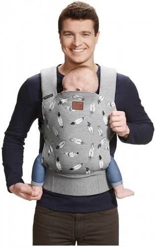 KINDERKRAFT Mochila Portabebés KINDERKRAFT Porta Bebés Milo Grey