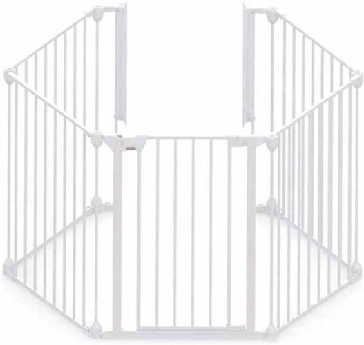 NOMA Puerta de Seguridad con 5 PanelesNOMA Modular Blanco NOMA Puerta de Seguridad con 5 PanelesNOMA Modular Blanco