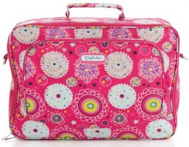 Pirulos Bolso Muda Pañales PIRULOS Microfibra Folk Rosa Pirulos Bolso Muda Pañales PIRULOS Microfibra Folk Rosa