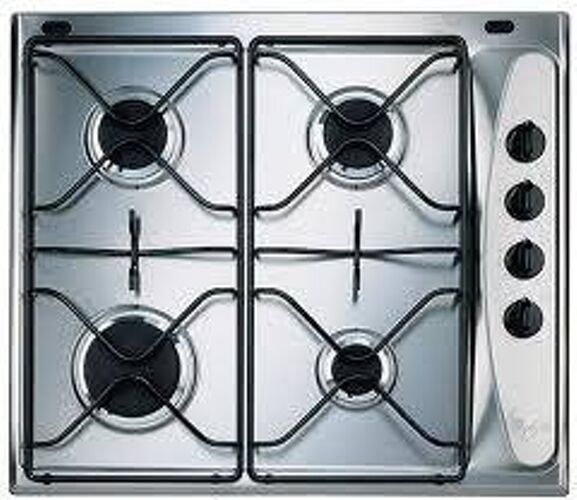 Whirlpool Placa de Gas WHIRLPOOL AKM260/IX (Gas Butano-propano - 58 cm - Inox)