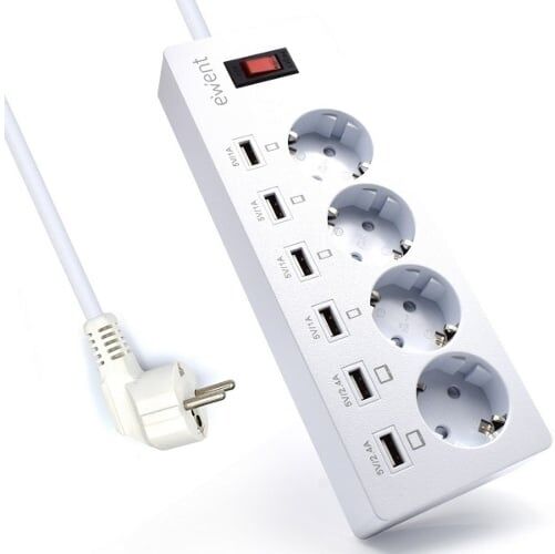 EWENT Regleta EWENT EW3937 (4 tomas) EWENT Regleta EWENT EW3937 (4 tomas)