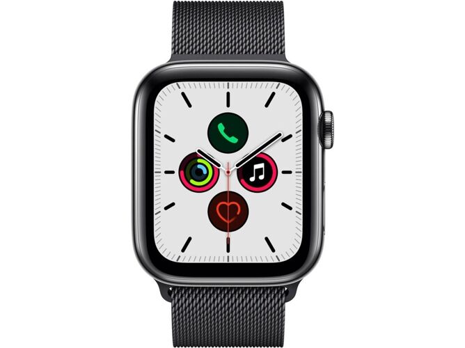 Apple Watch Series 5 GPS+Cellular (Milanese Loop - 44 mm - Acero negro)
