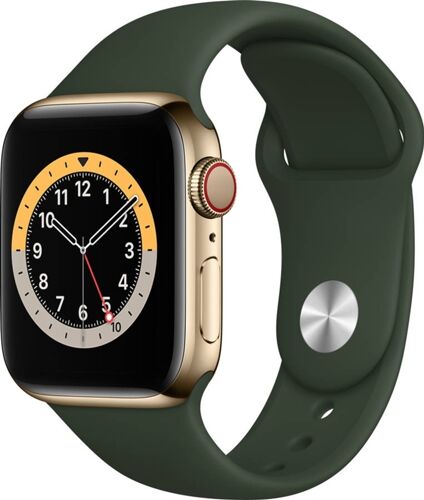 Apple Watch Series 6 GPS+Cellular 40mm Acero oro Verde Apple Watch Series 6 GPS+Cellular 40mm Acero oro Verde