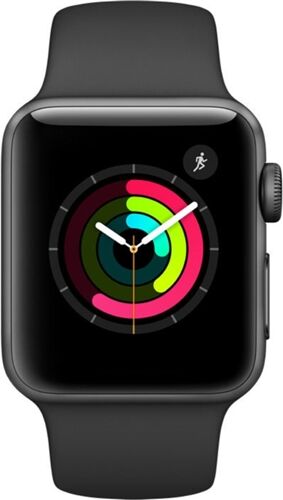 Apple Watch Series 2 38 mm deportivo gris espacial, negro