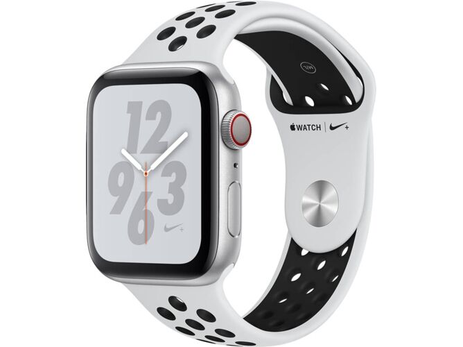 Apple Watch Nike Series 4 Cellular (Nike band - 44 mm - Plata)