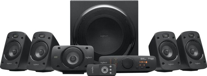 Logitech Altavoces LOGITECH Z906 Negro Logitech Altavoces LOGITECH Z906 Negro