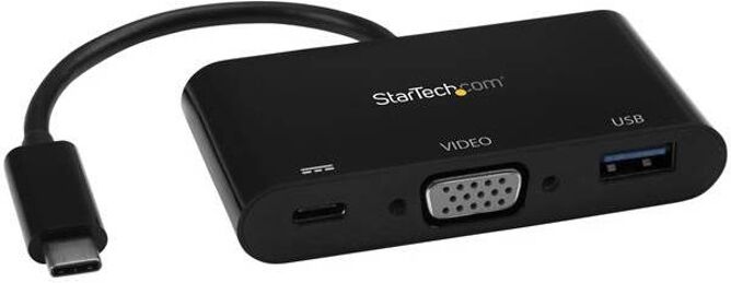 STARTECH Docking Station STARTECH CDP2VGAUACP (Negro)