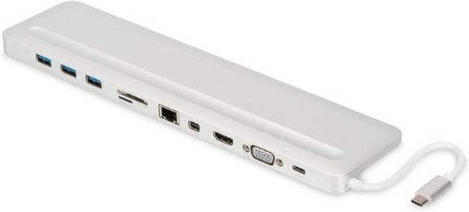 ASSMANN ELECTRONIC Docking Station ASSMANN ELECTRONIC DA-70860 (Plateado) ASSMANN ELECTRONIC Docking Station ASSMANN ELECTRONIC DA-70860 (Plateado)