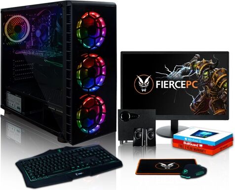 FIERCE Pack Gaming FIERCE Exile - 413757 (Desktop Gaming + Monitor 21.5'' + Altavoces 2.1) FIERCE Pack Gaming FIERCE Exile - 413757 (Desktop Gaming + Monitor 21.5'' + Altavoces 2.1)