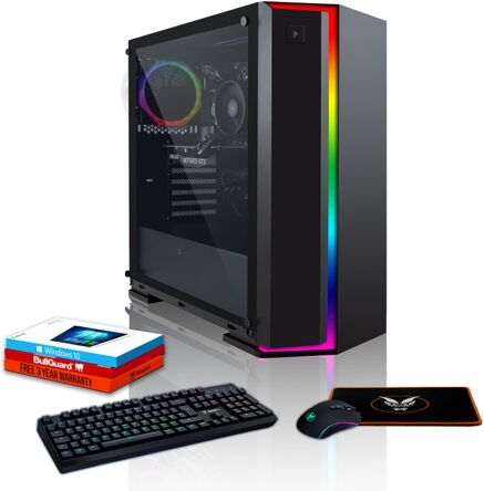 FIERCE PC Gaming FIERCE Guardian - 383785 (AMD Ryzen 5 2600 - 1 TB HDD - RAM: 16 GB - NVIDIA GeForce GTX 1050 Ti) FIERCE PC Gaming FIERCE Guardian - 383785 (AMD Ryzen 5 2600 - 1 TB HDD - RAM: 16 GB - NVIDIA GeForce GTX 1050 Ti)