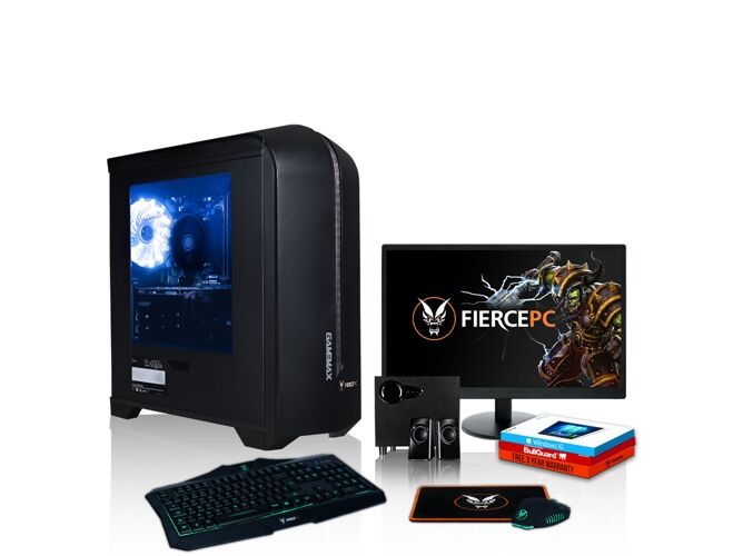 FIERCE Pack Gaming FIERCE Guardian - 382647 (Desktop Gaming + Monitor 21.5'' + Altavoces 2.1) FIERCE Pack Gaming FIERCE Guardian - 382647 (Desktop Gaming + Monitor 21.5'' + Altavoces 2.1)