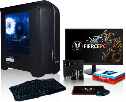 FIERCE Pack Gaming FIERCE Apache - 475131 (Desktop Gaming + Monitor 24'' + Altavoces 2.1) FIERCE Pack Gaming FIERCE Apache - 475131 (Desktop Gaming + Monitor 24'' + Altavoces 2.1)