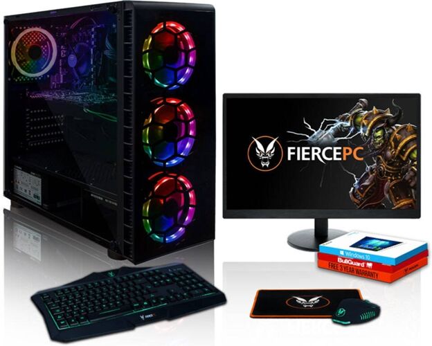 FIERCE Pack Gaming FIERCE Cheetah - 500116 (Desktop Gaming + Monitor 24'') FIERCE Pack Gaming FIERCE Cheetah - 500116 (Desktop Gaming + Monitor 24'')