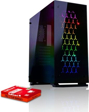 FIERCE PC Gaming FIERCE Guardian - 383973 (AMD Ryzen 5 2600 - 1 TB HDD - RAM: 16 GB - NVIDIA GeForce GTX 1050 Ti) FIERCE PC Gaming FIERCE Guardian - 383973 (AMD Ryzen 5 2600 - 1 TB HDD - RAM: 16 GB - NVIDIA GeForce GTX 1050 Ti)