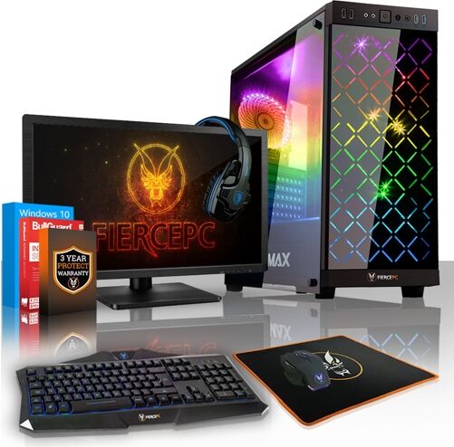 FIERCE Pack Gaming FIERCE Marksman - 940045 (Desktop Gaming + Monitor 24'' + HeadSet Gaming) FIERCE Pack Gaming FIERCE Marksman - 940045 (Desktop Gaming + Monitor 24'' + HeadSet Gaming)