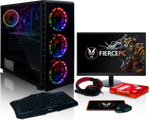 FIERCE Pack Gaming FIERCE Apache - 471536 (Desktop Gaming + Monitor 24'' + HeadSet Gaming) FIERCE Pack Gaming FIERCE Apache - 471536 (Desktop Gaming + Monitor 24'' + HeadSet Gaming)
