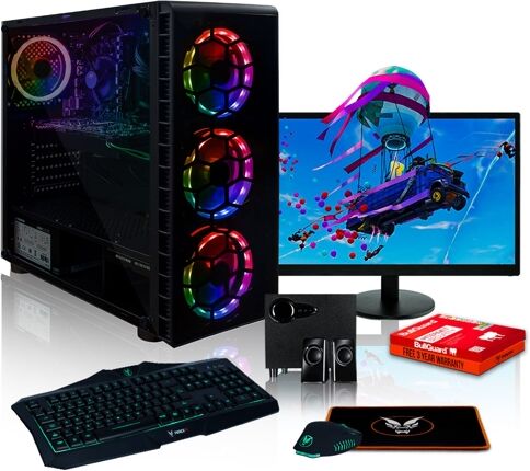 FIERCE Pack Gaming FIERCE Fortnite - 1001937 (Desktop Gaming + Monitor 24'' + Altavoces 2.1) FIERCE Pack Gaming FIERCE Fortnite - 1001937 (Desktop Gaming + Monitor 24'' + Altavoces 2.1)