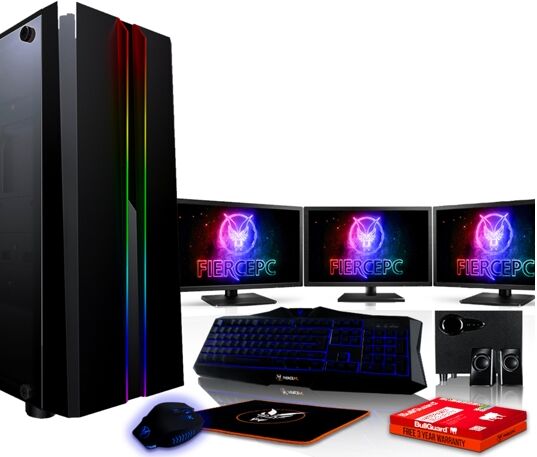 FIERCE Pack Gaming FIERCE Cheetah - 500191 (Desktop Gaming + 3 Monitores 24'' + Altavoces 2.1) FIERCE Pack Gaming FIERCE Cheetah - 500191 (Desktop Gaming + 3 Monitores 24'' + Altavoces 2.1)