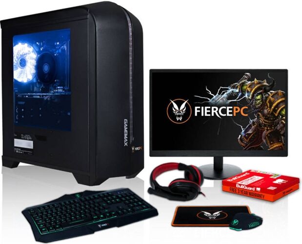 FIERCE Pack Gaming FIERCE Exile - 418912 (Desktop Gaming + Monitor 21.5'' + HeadSet Gaming) FIERCE Pack Gaming FIERCE Exile - 418912 (Desktop Gaming + Monitor 21.5'' + HeadSet Gaming)
