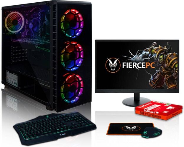FIERCE Pack Gaming FIERCE Exile - 418860 (Desktop Gaming + Monitor 21.5'') FIERCE Pack Gaming FIERCE Exile - 418860 (Desktop Gaming + Monitor 21.5'')
