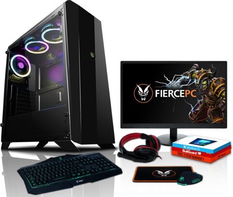 FIERCE Pack Gaming FIERCE Cypher - 497462 (Desktop Gaming + Monitor 24'' + HeadSet Gaming) FIERCE Pack Gaming FIERCE Cypher - 497462 (Desktop Gaming + Monitor 24'' + HeadSet Gaming)