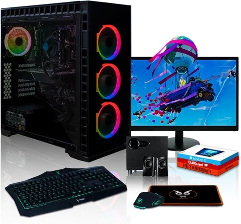 FIERCE Pack Gaming FIERCE Fortnite - 1001973 (Desktop Gaming + Monitor 24'' + Altavoces 2.1) FIERCE Pack Gaming FIERCE Fortnite - 1001973 (Desktop Gaming + Monitor 24'' + Altavoces 2.1)